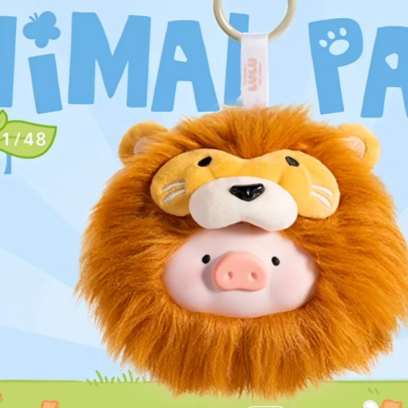 Lulu The Piggy Animal Party Series, сумка для наушников, слепая коробка, фигурки, загадочная коробка, милая консервированная свинья, кулон, кукла-сюрприз, подарочная игрушка