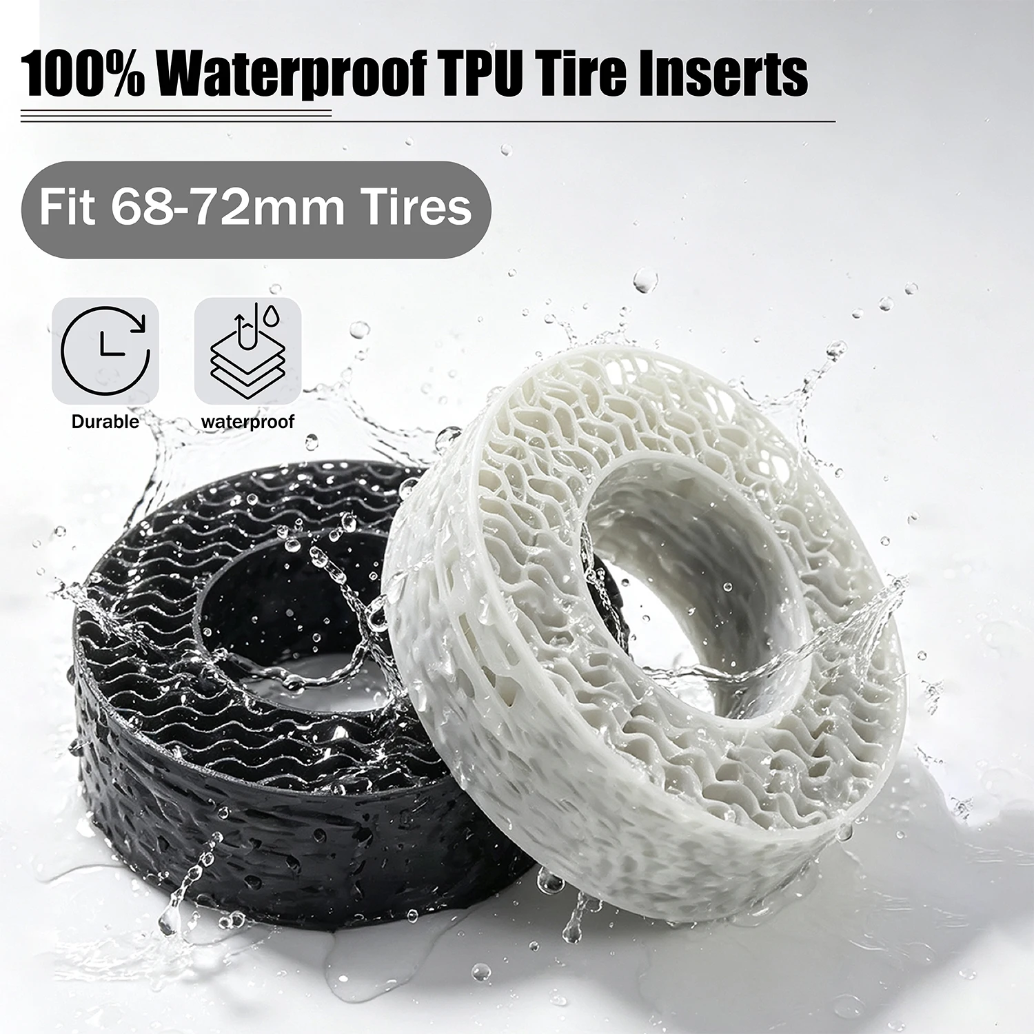 1.3インチ3DプリントTPU RCタイヤインサートフォーム - Tire Insert Foam のレビューと価格