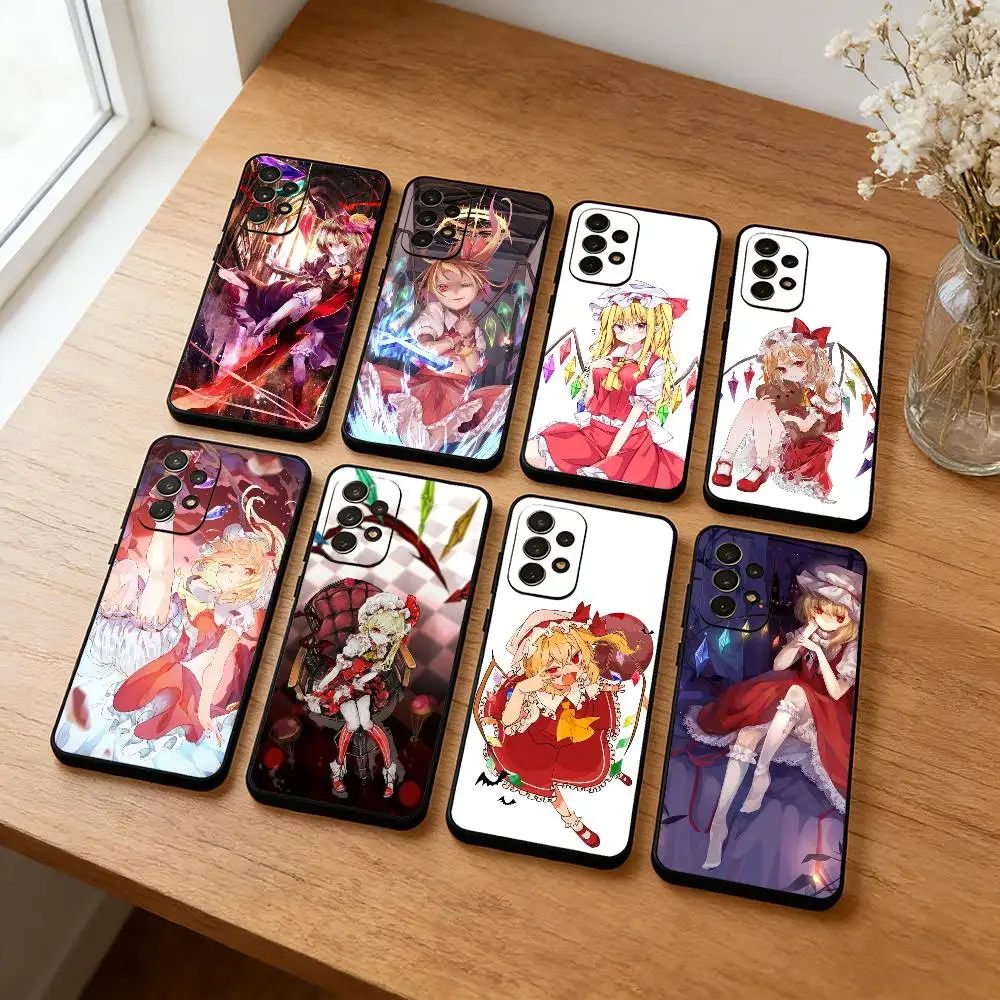 Touhou Project Flandre Scarlet  Phone Case For Samsung S26,S25,S24,S23,S22,Plus,Cover Soft Black Shell