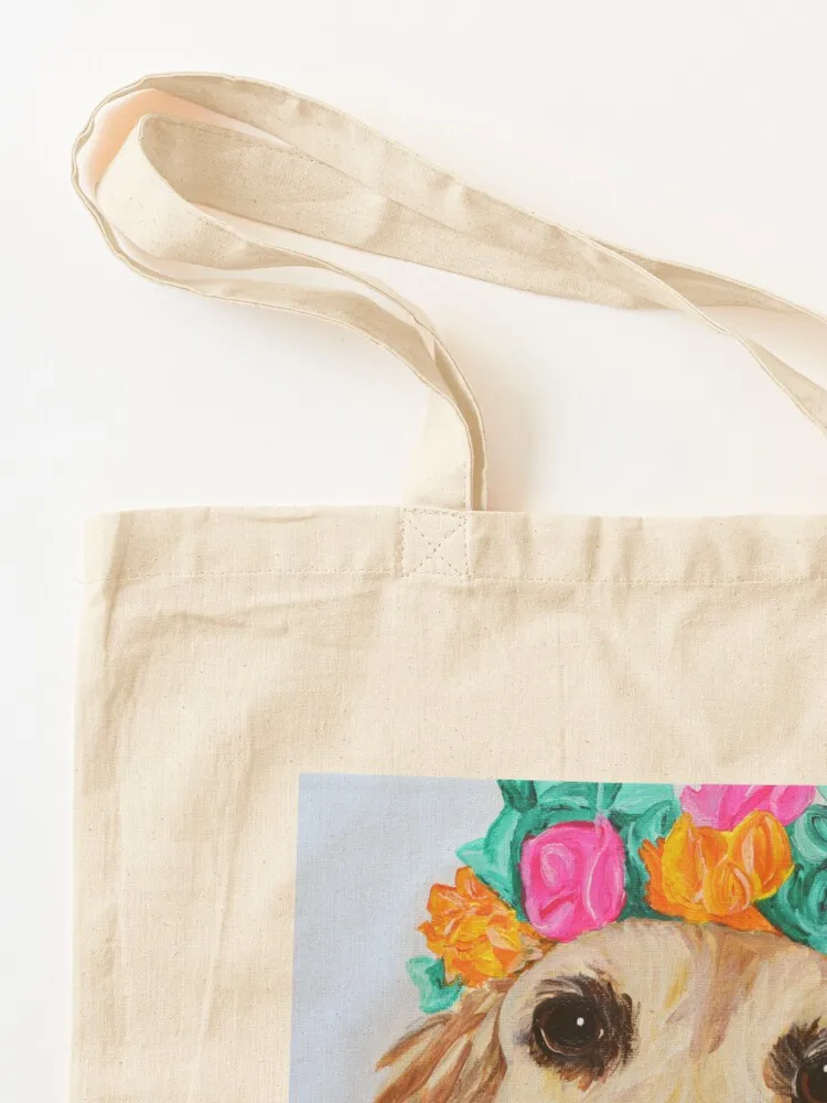 Flower Girl Xena, the Golden Retriever Tote Bag Big bag women hand bag ladies women Eco