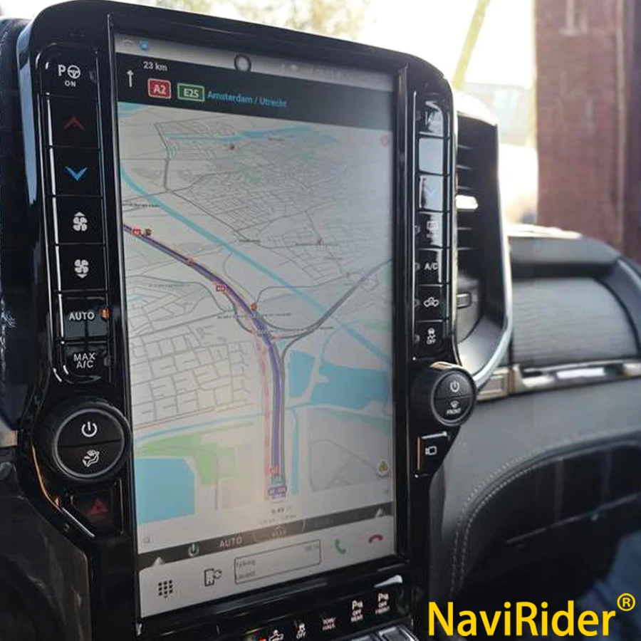 

13.6" Vertical Screen For Dodge Ram 2019-2021 Android Radio 2din GPS Carplay Car Multimedia Video Player Stereo Audio Head Unit