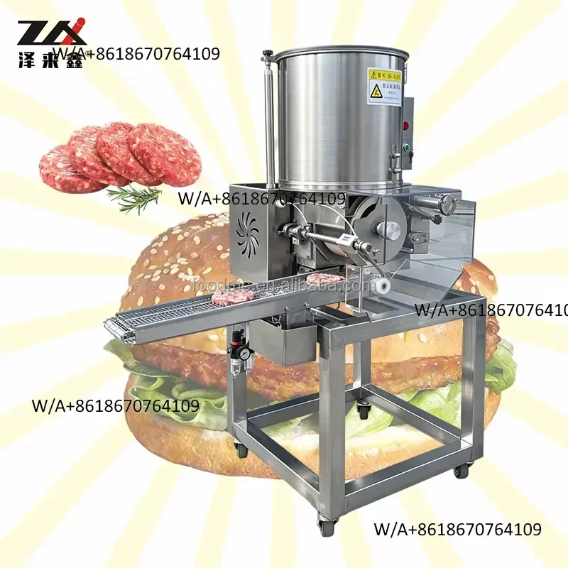 Hot-selling fish cake burger cake making machine, suitable for meat products, chicken, beef steak, fish fillet forming