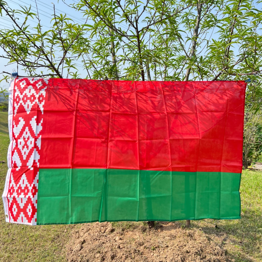 Belarus flag 90x150cm High Quality polyester9 Republic of Belarus National Flag  National Flag For home Decoration And Activit