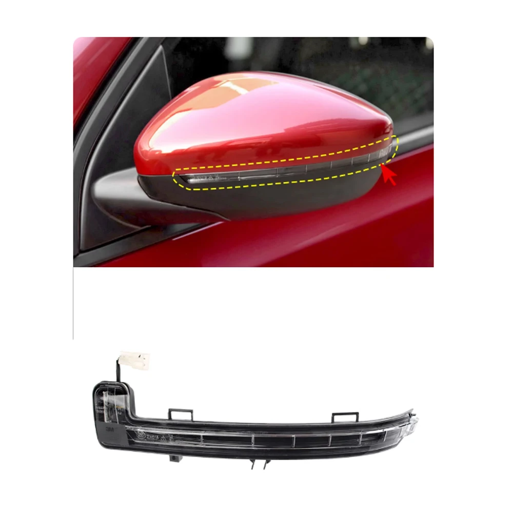 Car Rearview Side Mirror LED for Peugeot 308 308S MK2 T9 SW 2014~2021 2015 2016 Turn Signal Indicator Lamp Light Part Accessorie