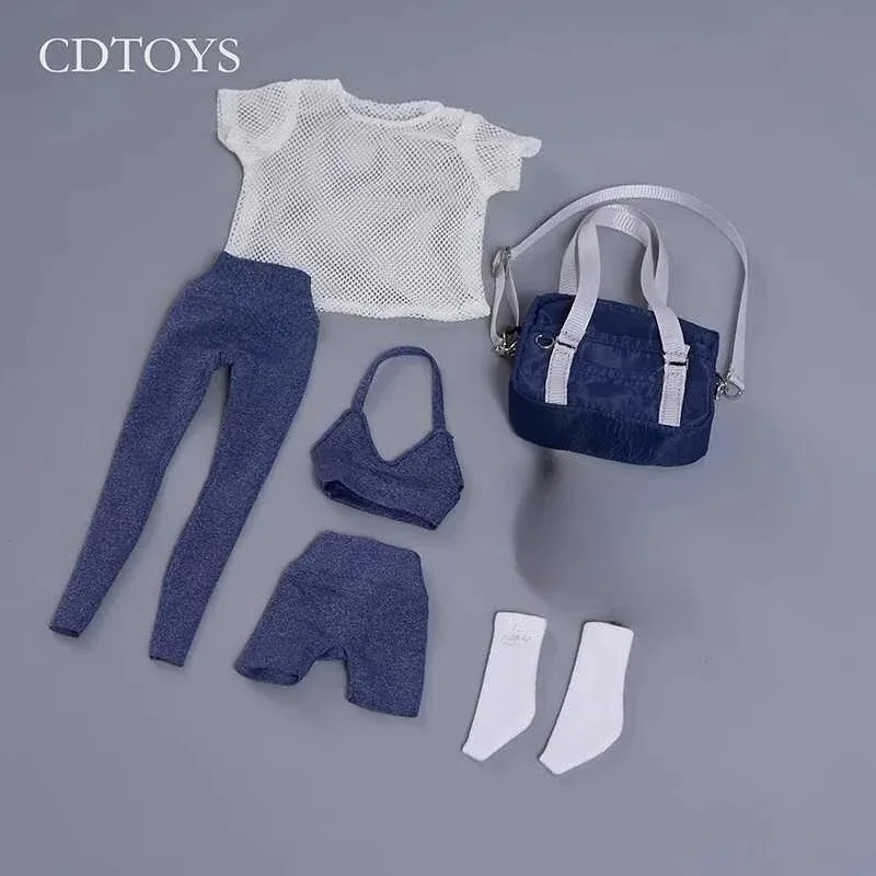 Cdtoys Cd075 1/6 Female Yoga Suit Sports Wear Clothes Model Fit 12'' Soldier Action Figure Body Dolls Toys
