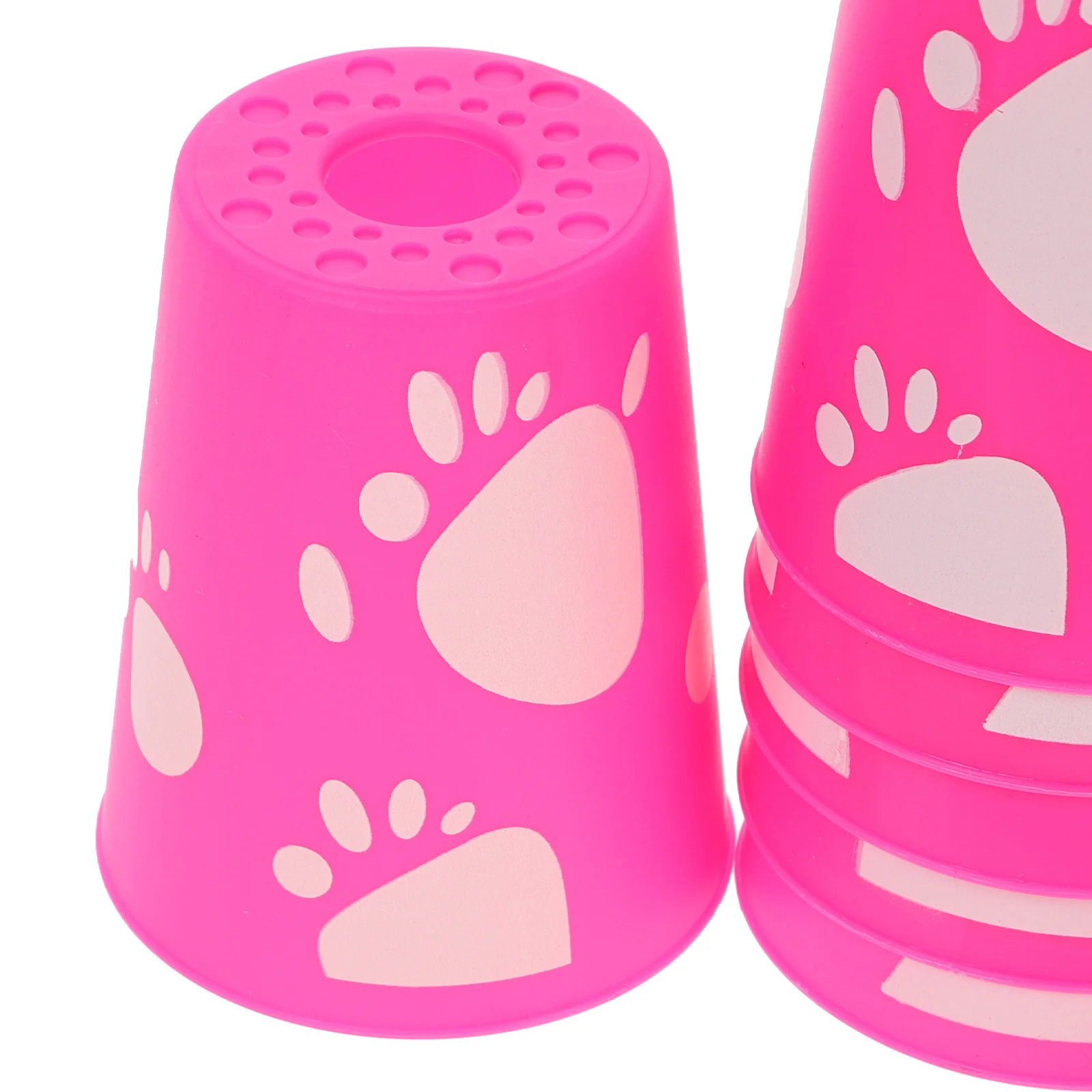 12pçs copos empilháveis, conjunto de copos de empilhamento rápido, material durável adequado para todas as idades, competições divertidas, eventos, atividades ao ar livre