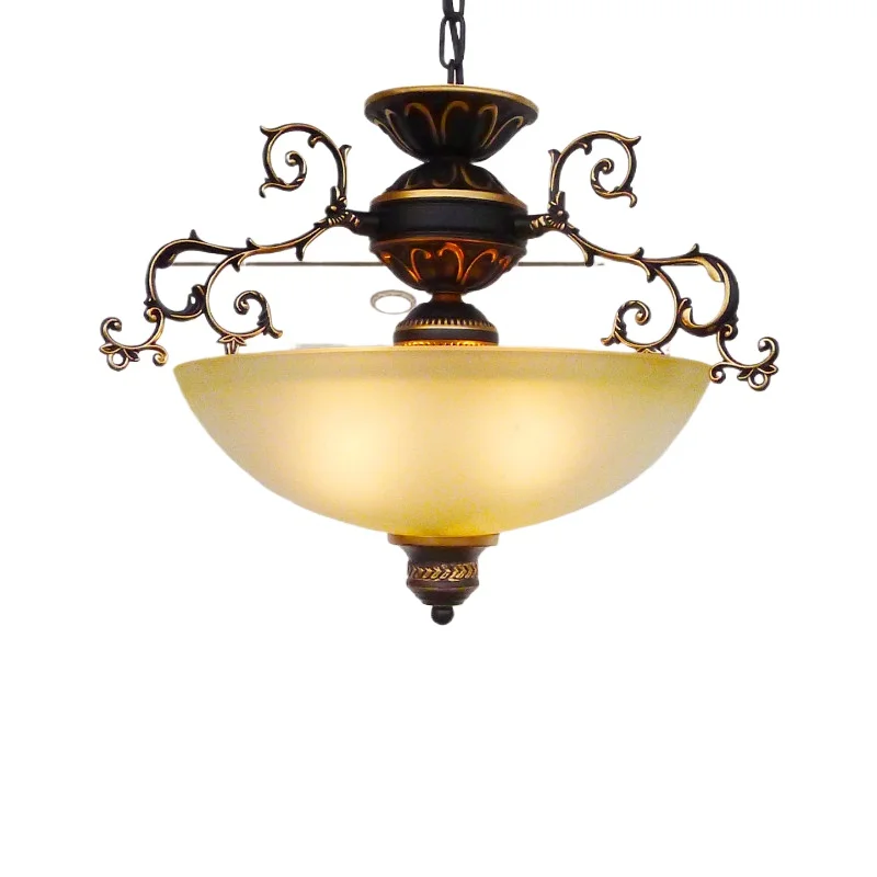 American Retro Single-head Chandelier Balcony Study Bedroom Kitchen Xuanguang Lamps Retro Art Luxury Small Chandelier