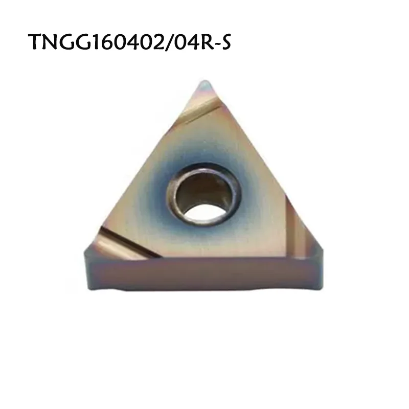 

10PCS TNGG160402R-P TNGG160402L-P TNGG160404R-S P8090U Carbide Inserts CNC Lathe Cutter Turning Tool TNGG Blade for Hard Steel