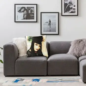 Povlak na polštáře s motivem japonské Visual Kei kapely Malice Mizer 40x40 polyesterový povlak na polštář, pohovku, auto, čtvercový povlak na polštář, dekorace do ložnice 10 nejlepší prodej zlomyslný lakomec - №9