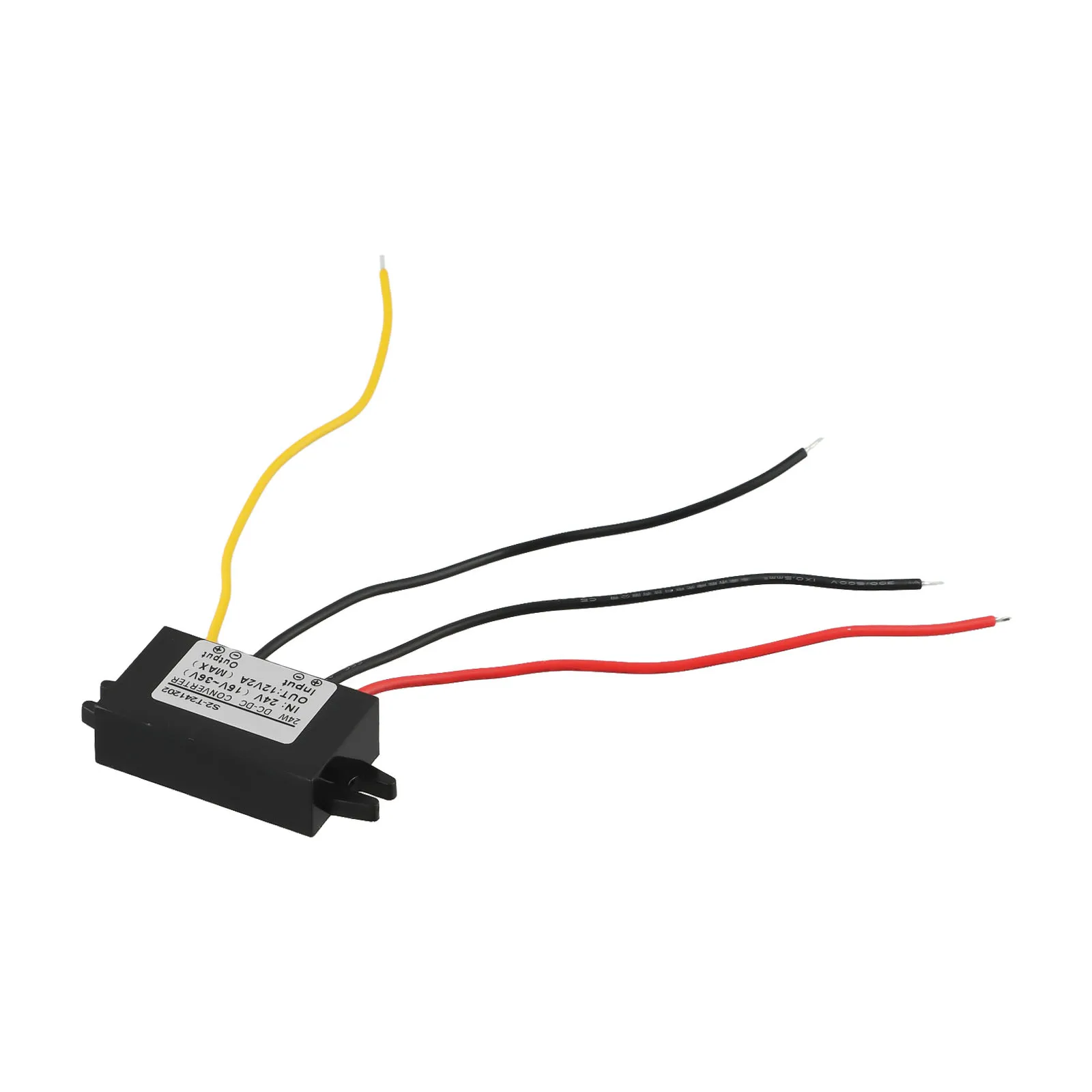 DC12V 1A-5A Step Down Converter DC15-40V To 12V Power Supply Regulator IP68 Waterproof For Car Alarm LED Light Motor Electrical