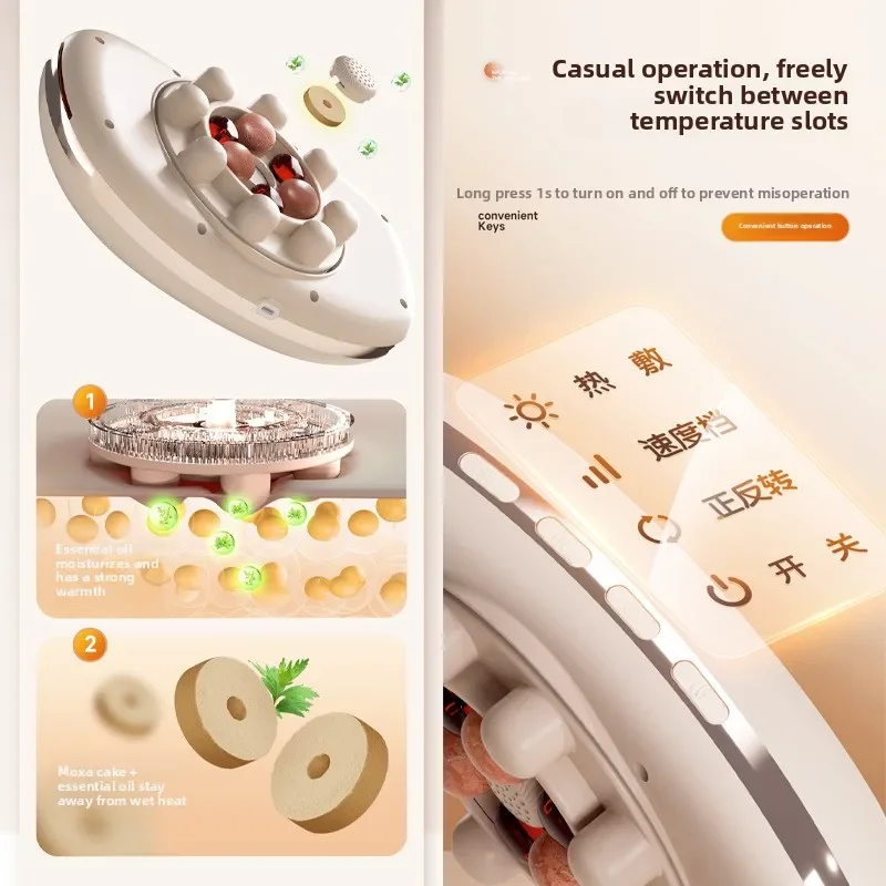 pijat perut elektrik rumah bernilai super, pijat pinggang kompres panas, pijat perut, jarum batu, dan pijat batu