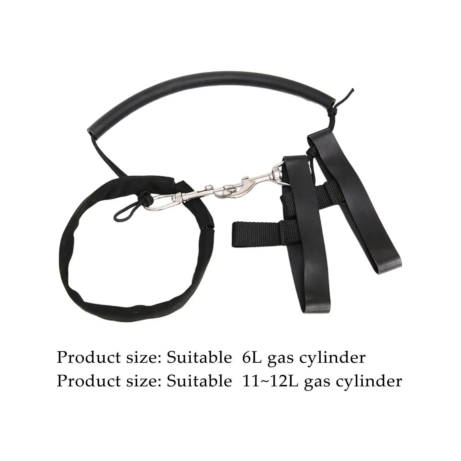 

Ремешок-петля из нержавеющей стали для дайвинг-баллона с крюком, сверхпрочный, для сайдмейнтов, эластичные резиновые ленты для дайвинг-баллонов