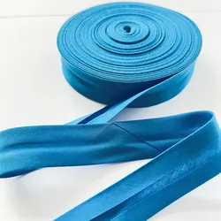 20mm Width Polyester Bias Binding Tape For Sewing Trimming Single Fold Ribbon Solid Color Sewing DIY Tailoring accessories