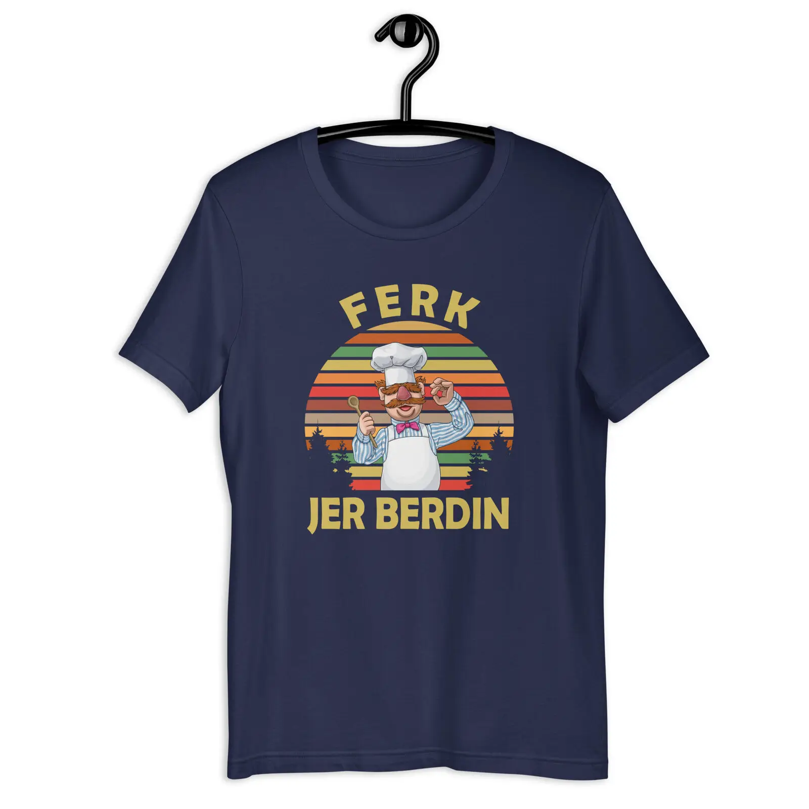 Camiseta con logo divertido "Ferk Jer Berdin" inspirada en chef vintage S M L XL 2XL 3XL 4XL 5XL