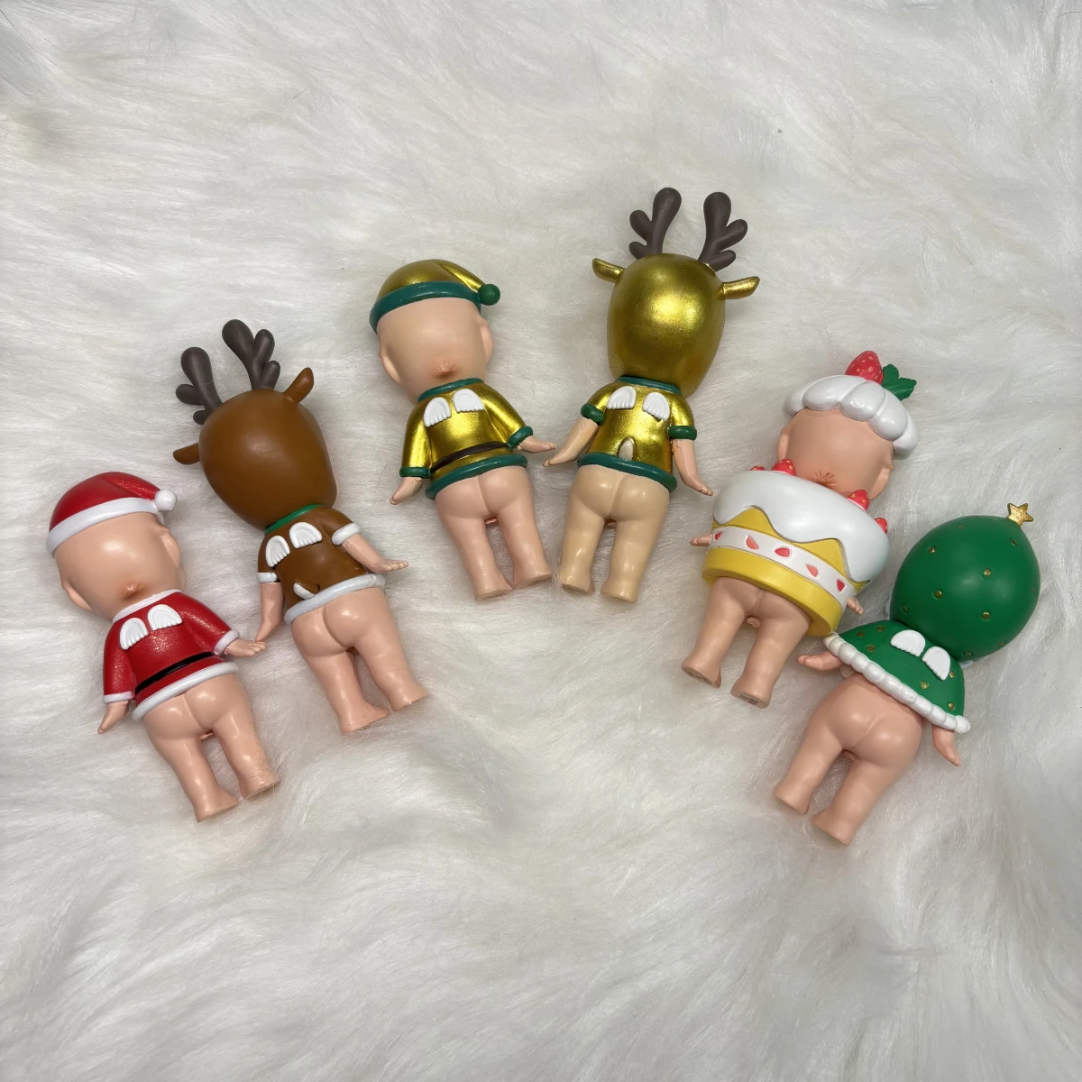 سوني أنجل شخصية صغيرة 2012 سلسلة عيد الميلاد لا صندوق لا حقيبة سانتا كلوز سنو مان الرنة