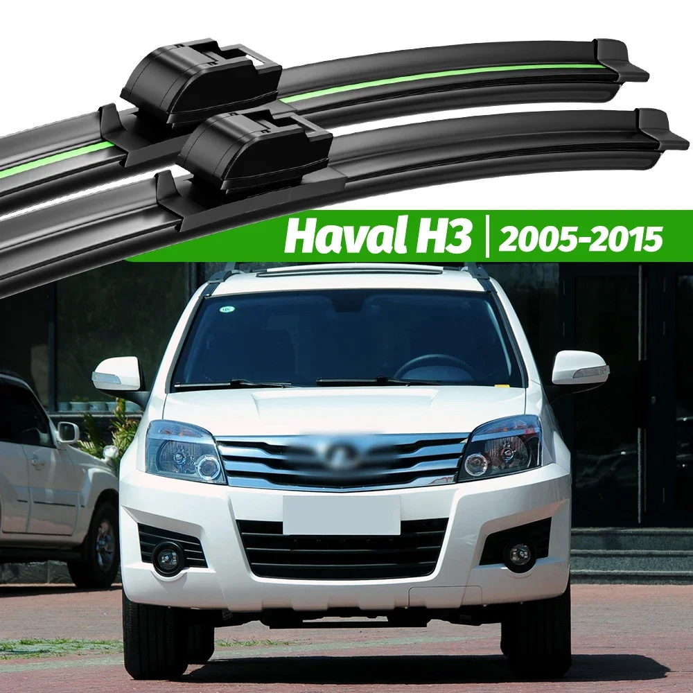 

For Great Wall Haval H3 2005-2015 2pcs Front Windshield Wiper Blades 2006 2009 2011 2014 Windscreen Window Accessories