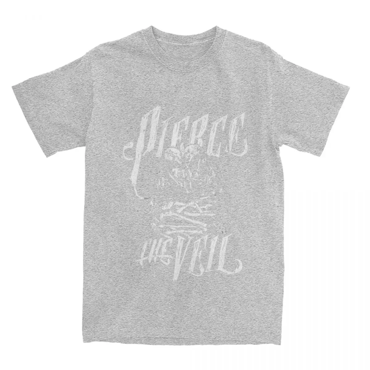 روك باند بيرس الحجاب قميص ميرش الرجال النساء الجرافيك تيز ملابس قصيرة الأكمام حجم كبير القطن للجنسين تنفس #2