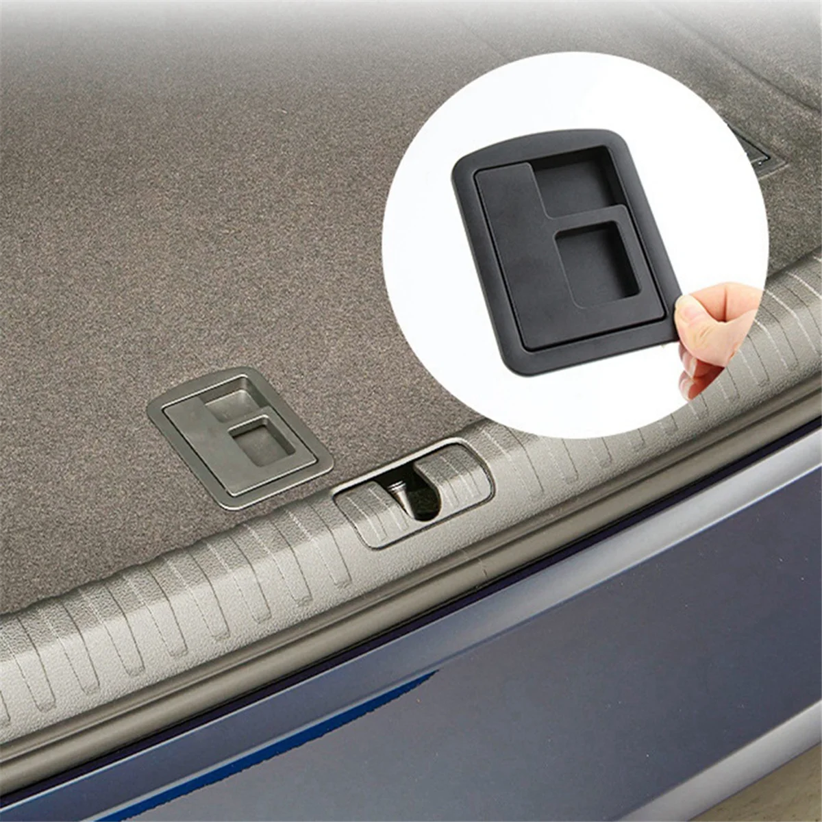 Rear Trunk Cargo Boot Carpet Handle Cover 8E5863627 for Audi A3 S3 A4 B6 B7 B8 S4 A5 S5 A6 C6 C7 S6 A8