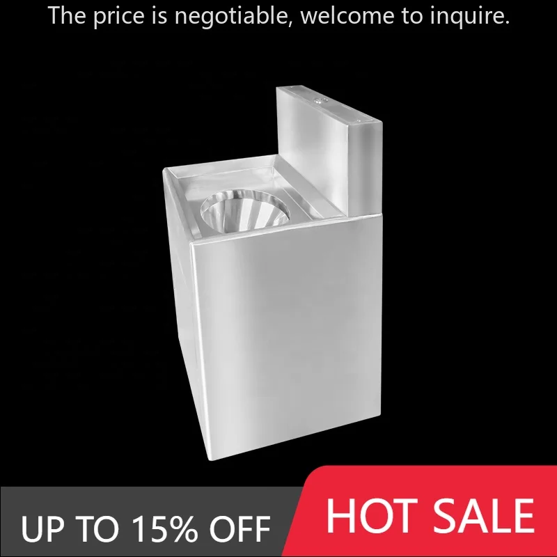 

Kuge Индивидуальный цельный унитаз для сбора флиса, унитаз из нержавеющей стали 304, унитаз для публики