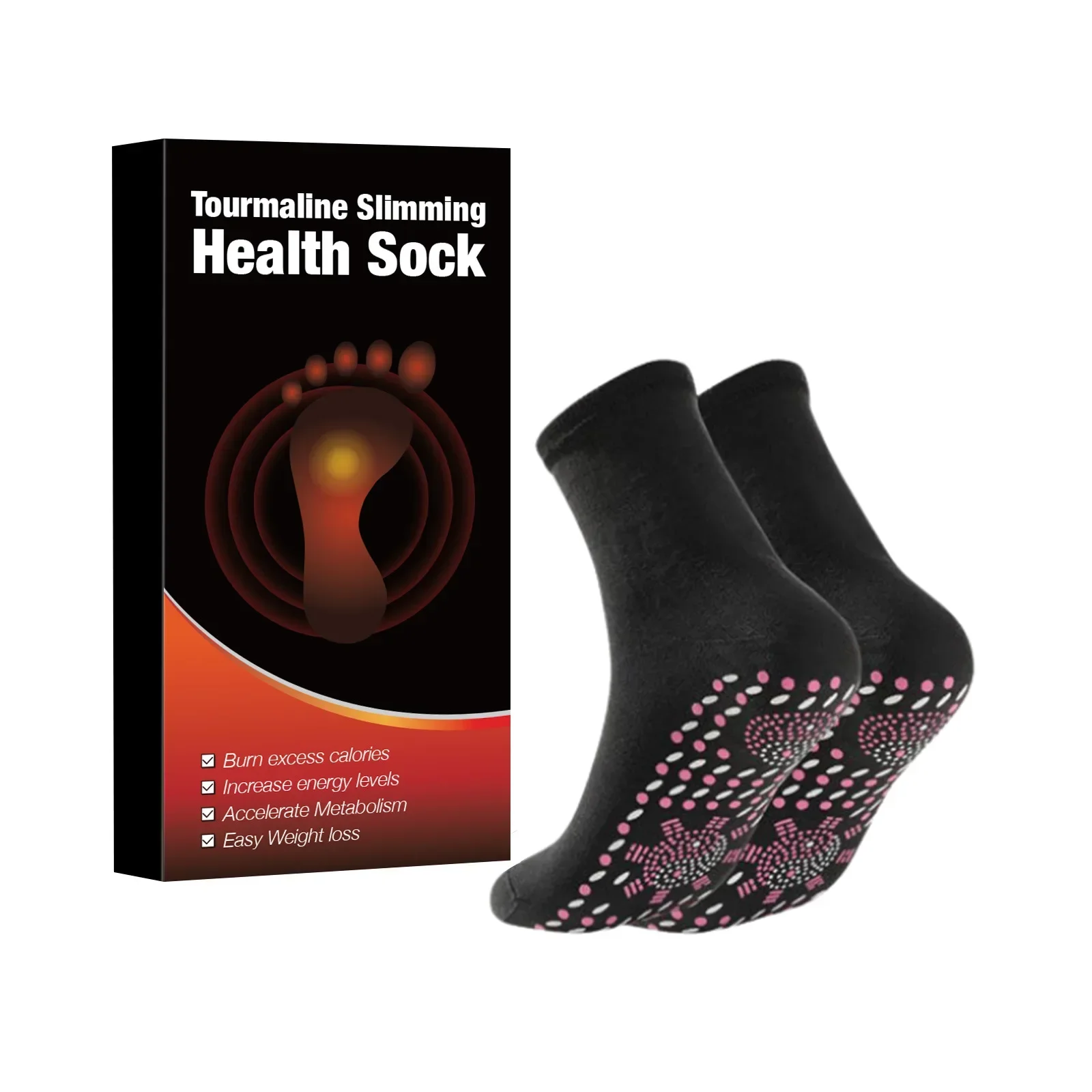 

3 Pairs Heated Socks, Self Heating Socks For Men Women, Massage Anti-Freezing For Fishing Camping Hiking Skiing And Foot Warmer