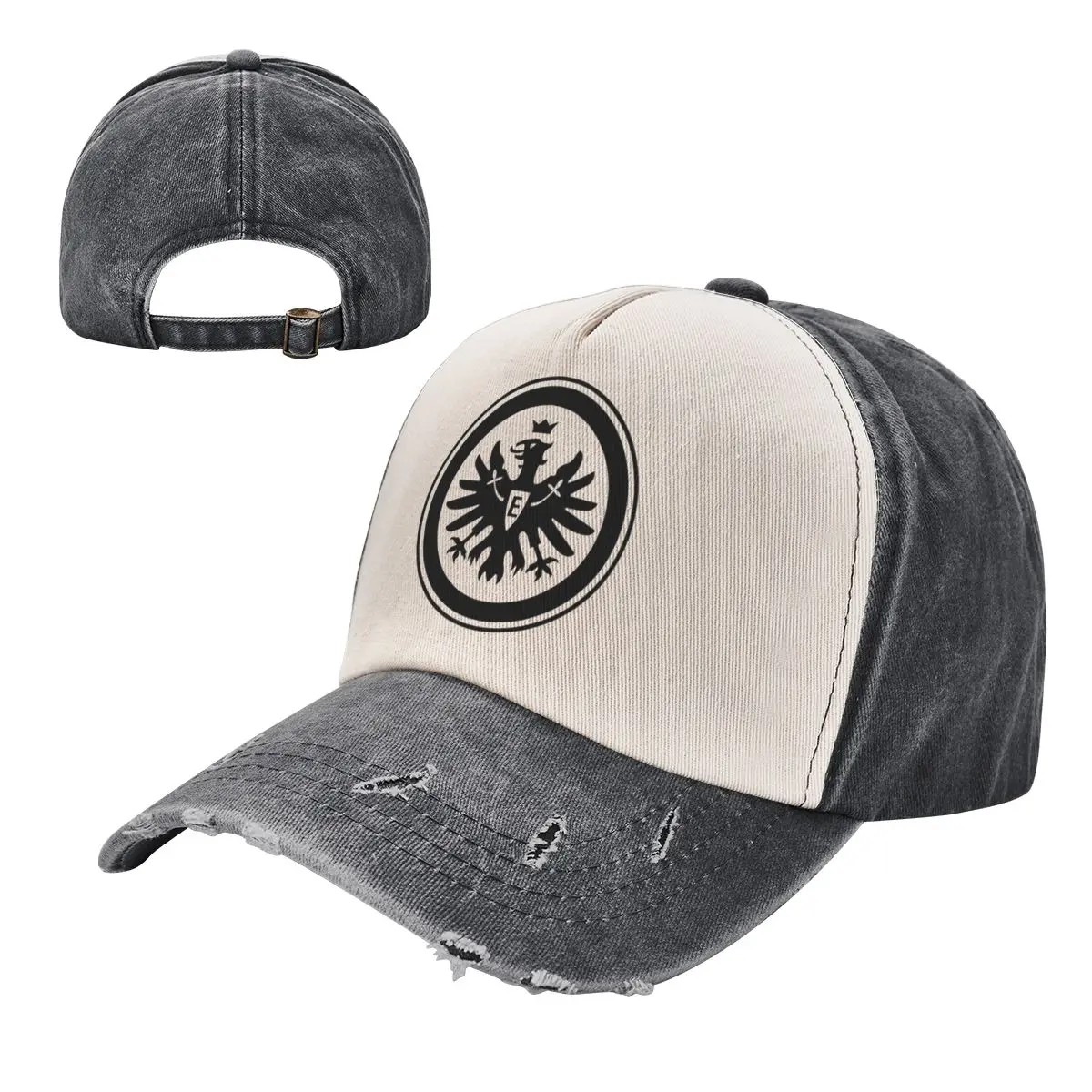 

Unisex Fashion Eintracht Frankfurt Washed Baseball Caps