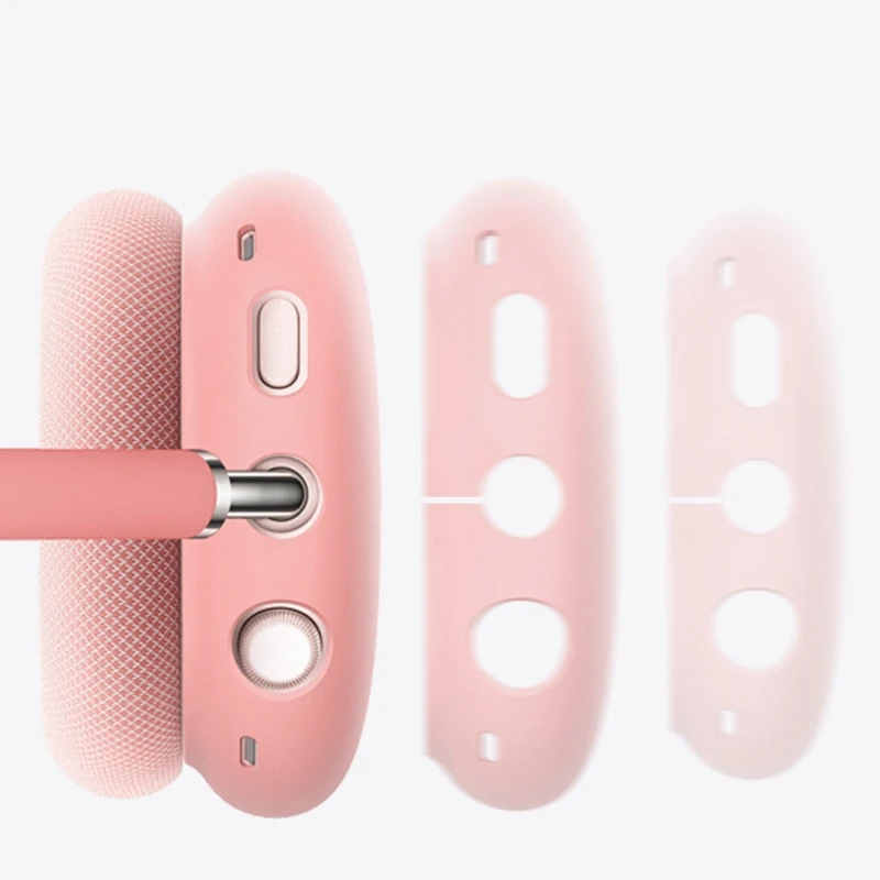 แผ่นรองหูฟังฝาครอบเคสซิลิโคน Earcup Protectors สําหรับหูฟังไร้สาย Max