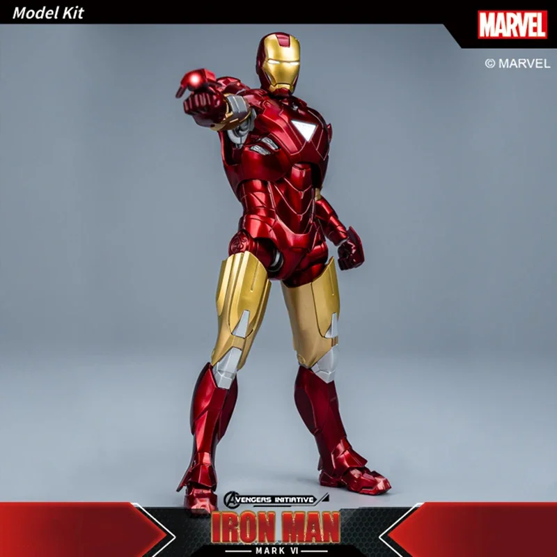Fondjoy Iron Man MK6 DIY Assemble Toy The Avengers Iron Man Model 15cm ABS Material 1/12 Scale Action Figures Boys Birthday Gift