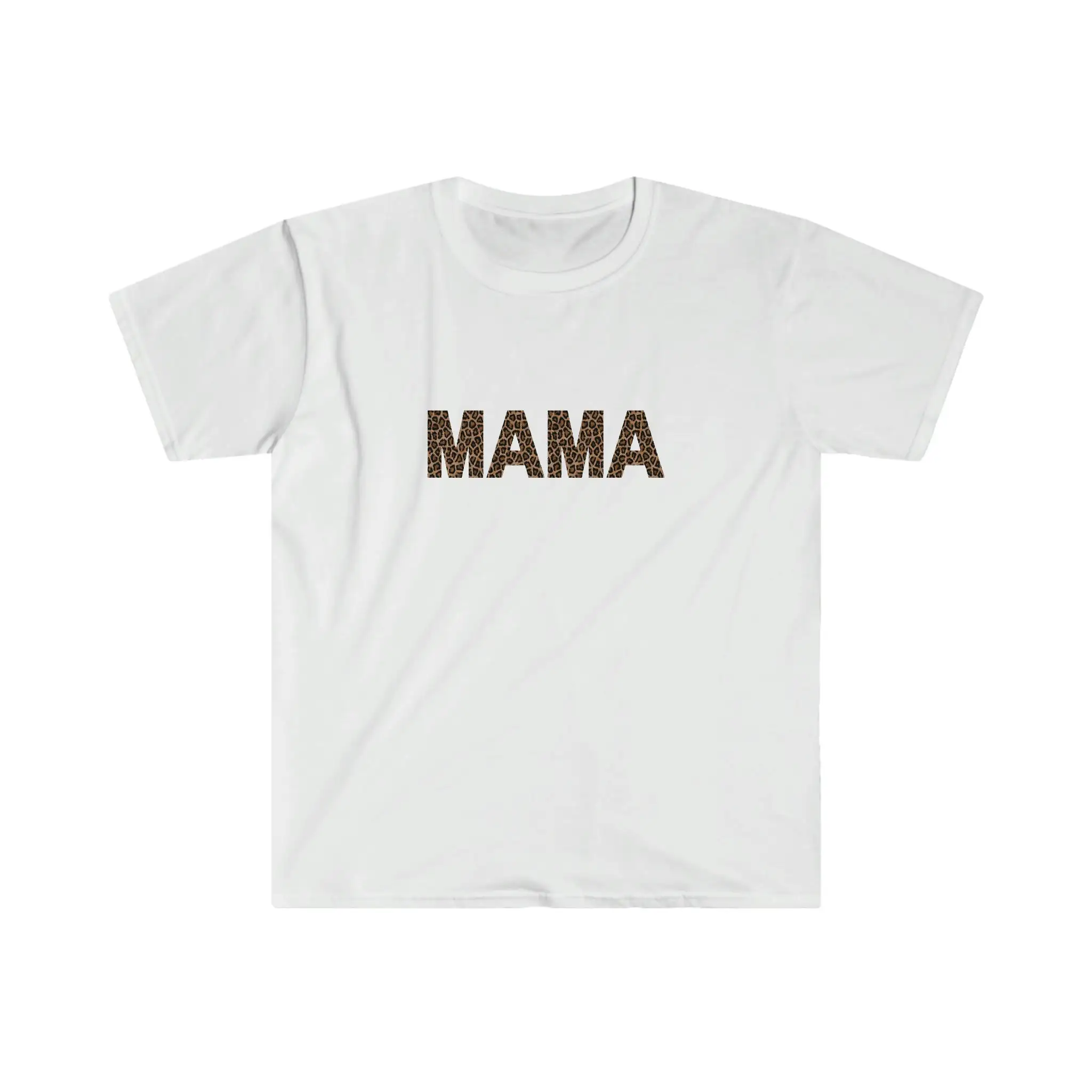 Mama Leopard Print Women s T Shirt Softstyle 3 Colors