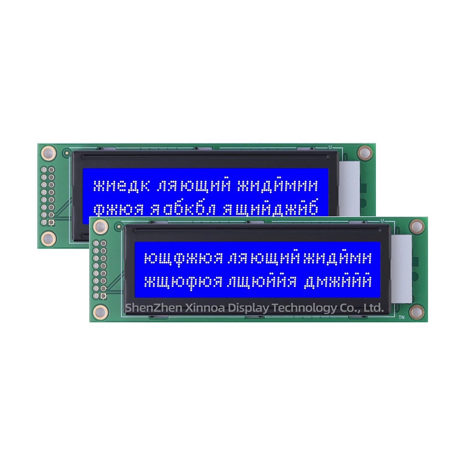English Russian European 202 20X2 2002 Character LCD Module Display Screen Panel LCM Monochrome Yellow Green Film 116*37*11.3M