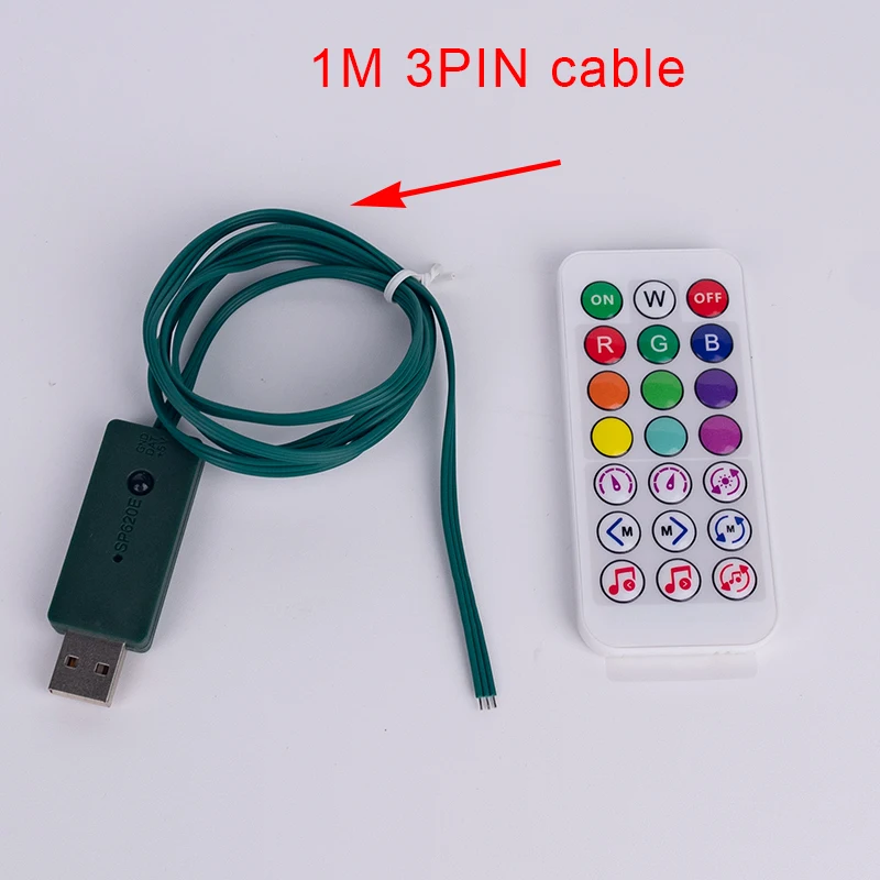 SP620E USB Plug WS2812B Mini Bluetooth Music App Controller IR 21 tasti per WS2812 WS2811 pixel indirizzabile LED Strip Light DC5V