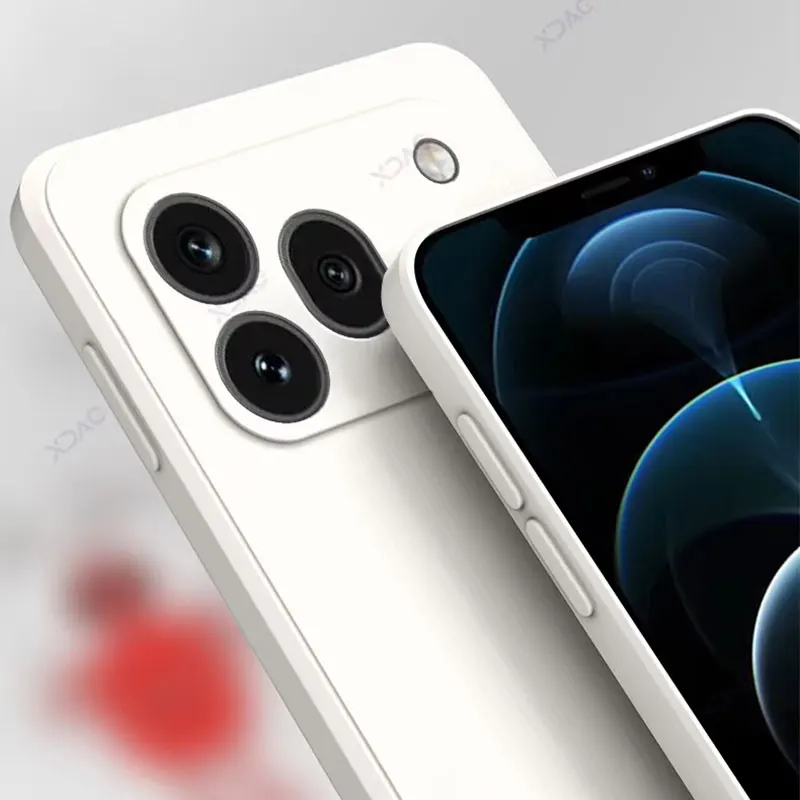 Soft Square Liquid Silicone Microfiber Lining Phone Cases for Honor 600 Pro Lite Honor600 600Pro Lens Protect Back Cover Housing
