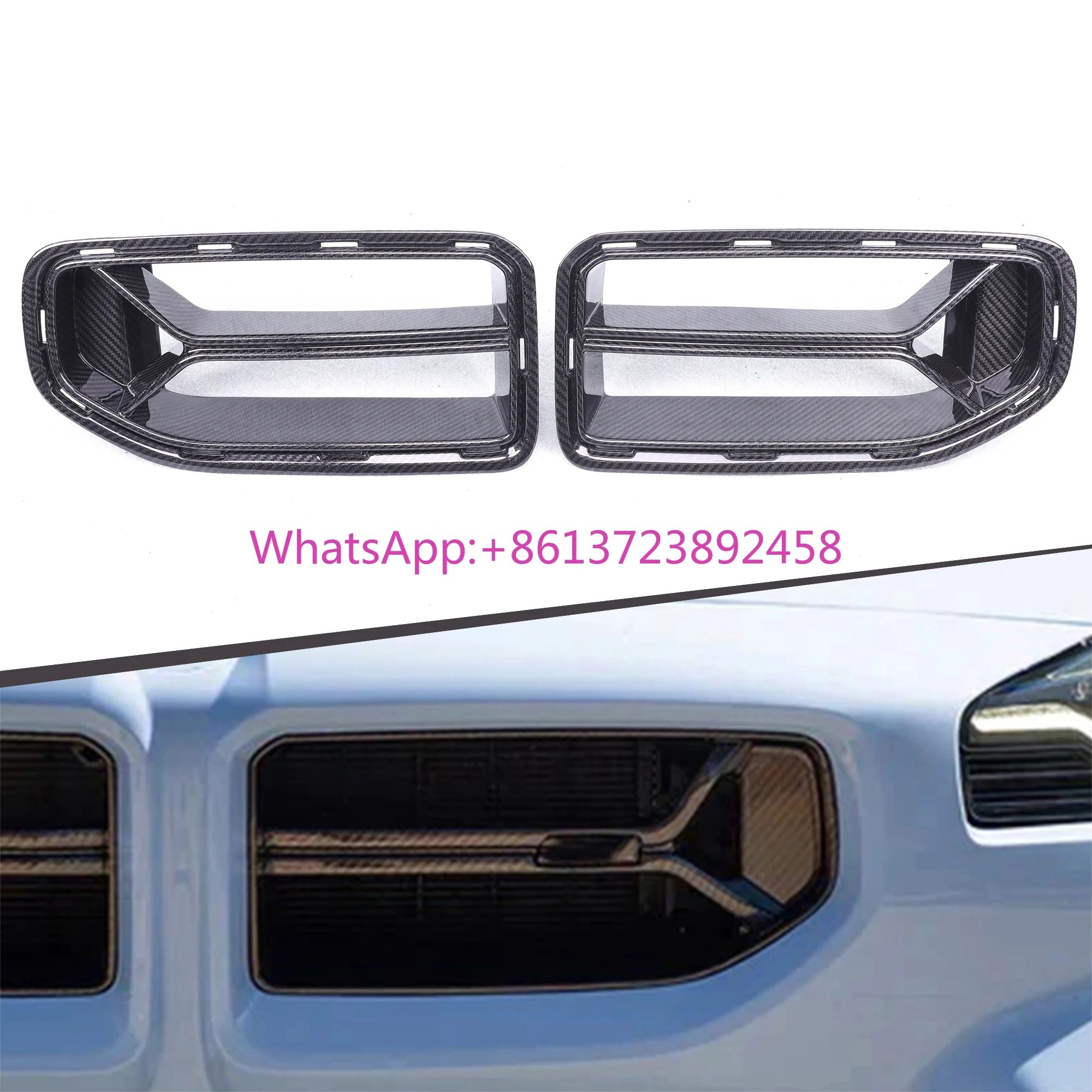 

G87 M2 Dry Carbon Fiber CSL Grill for BMW M2 G87 Grille Front Bumper Grill 2022+
