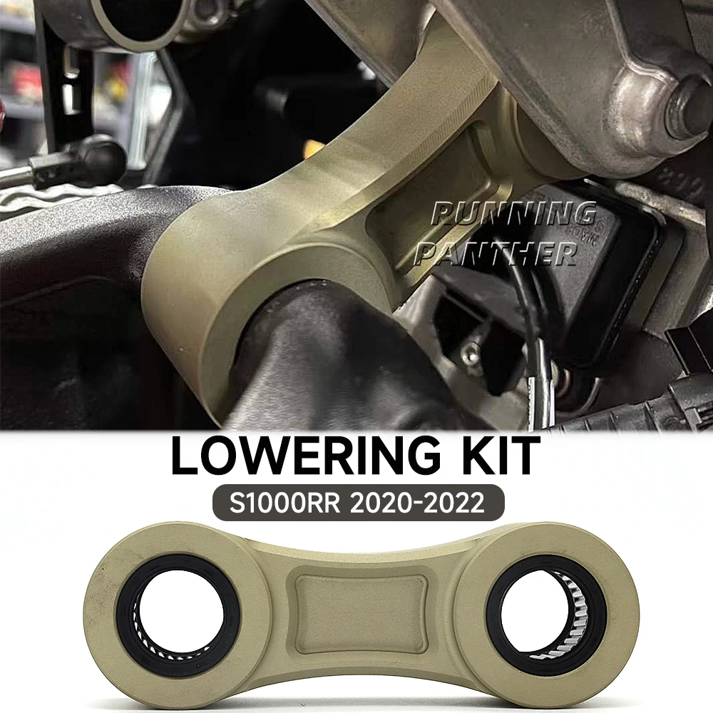 Assento de Redução para Motocicleta Link Kit, Almofada de Suspensão Inferior, Suporte de Suporte, BMW S1000RR S1000 S 1000 RR 2020-2022, 20-25mm