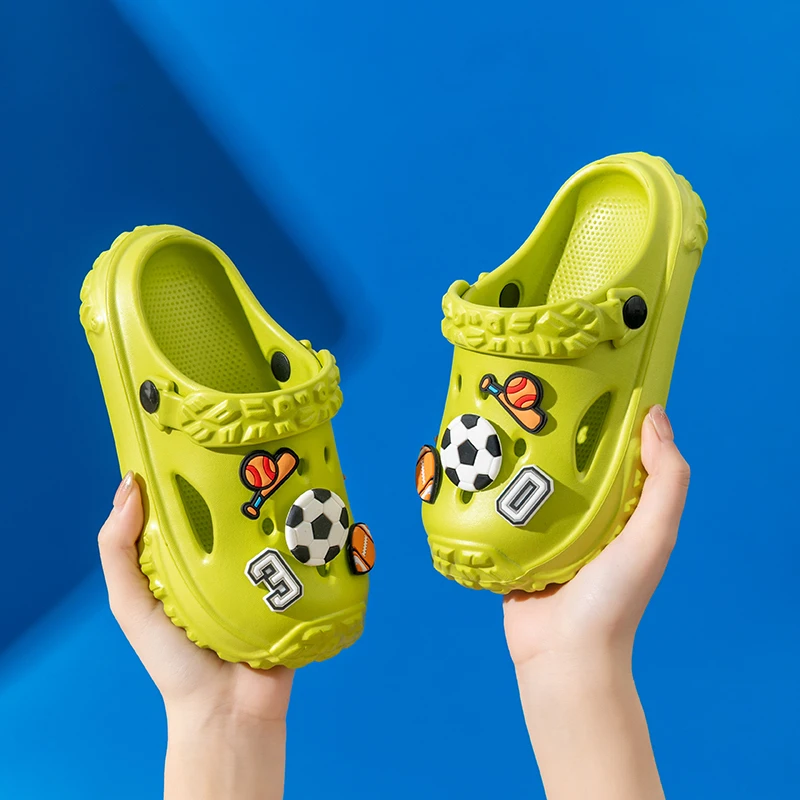 Cute Non-slip girls sandals garden shoes cartoon child baby sandals summer kids slippers high quality beach kids sandals