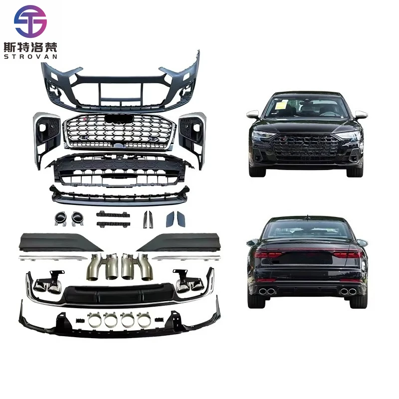 

STLF CLRAK Car Modification Car Body Kit Front Bumper Rear Bumper for 2021 S8 Upgrade 2024
