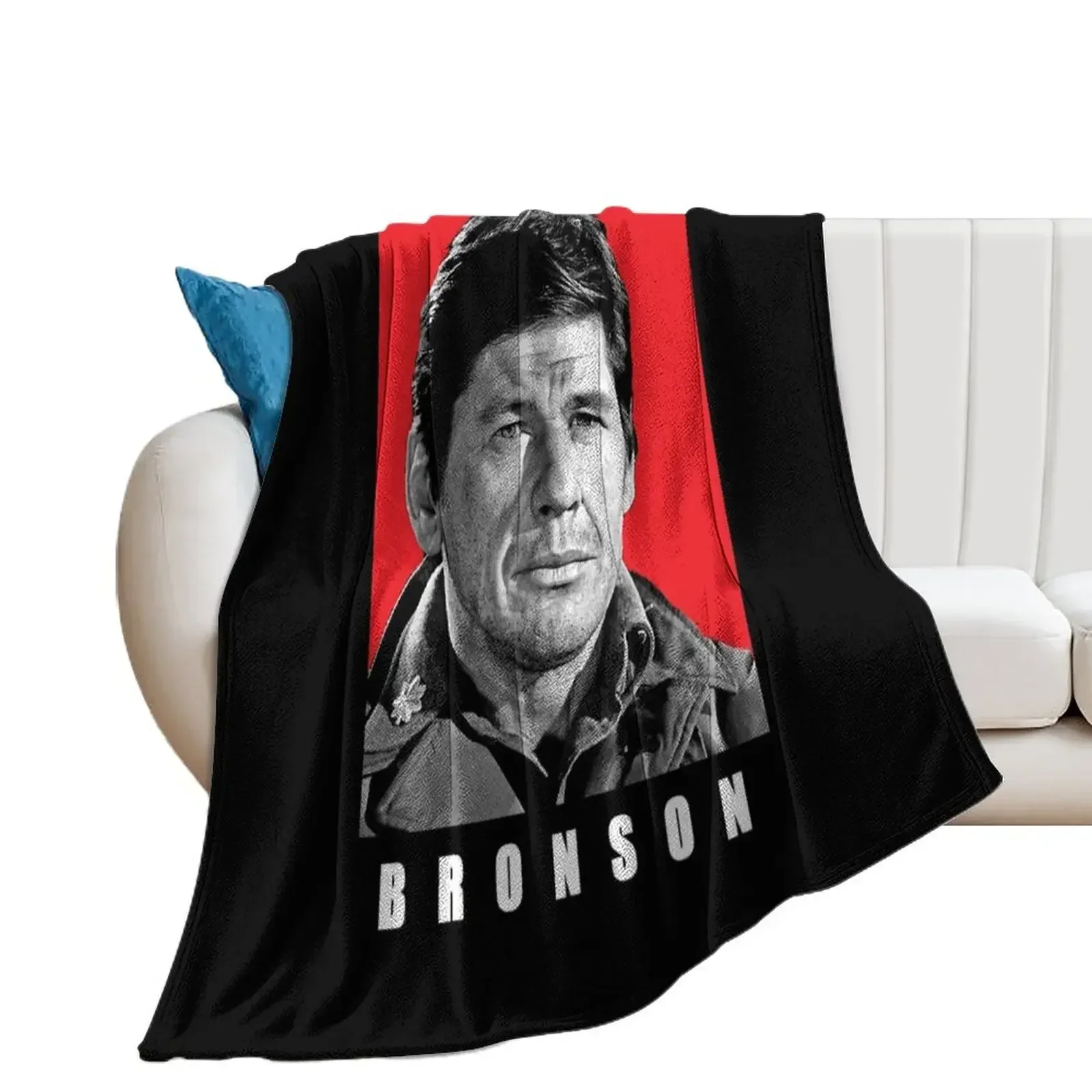 Lover Gift Charles Bronson Halloween Throw Blanket Camping warm for winter blankets and throws Blankets