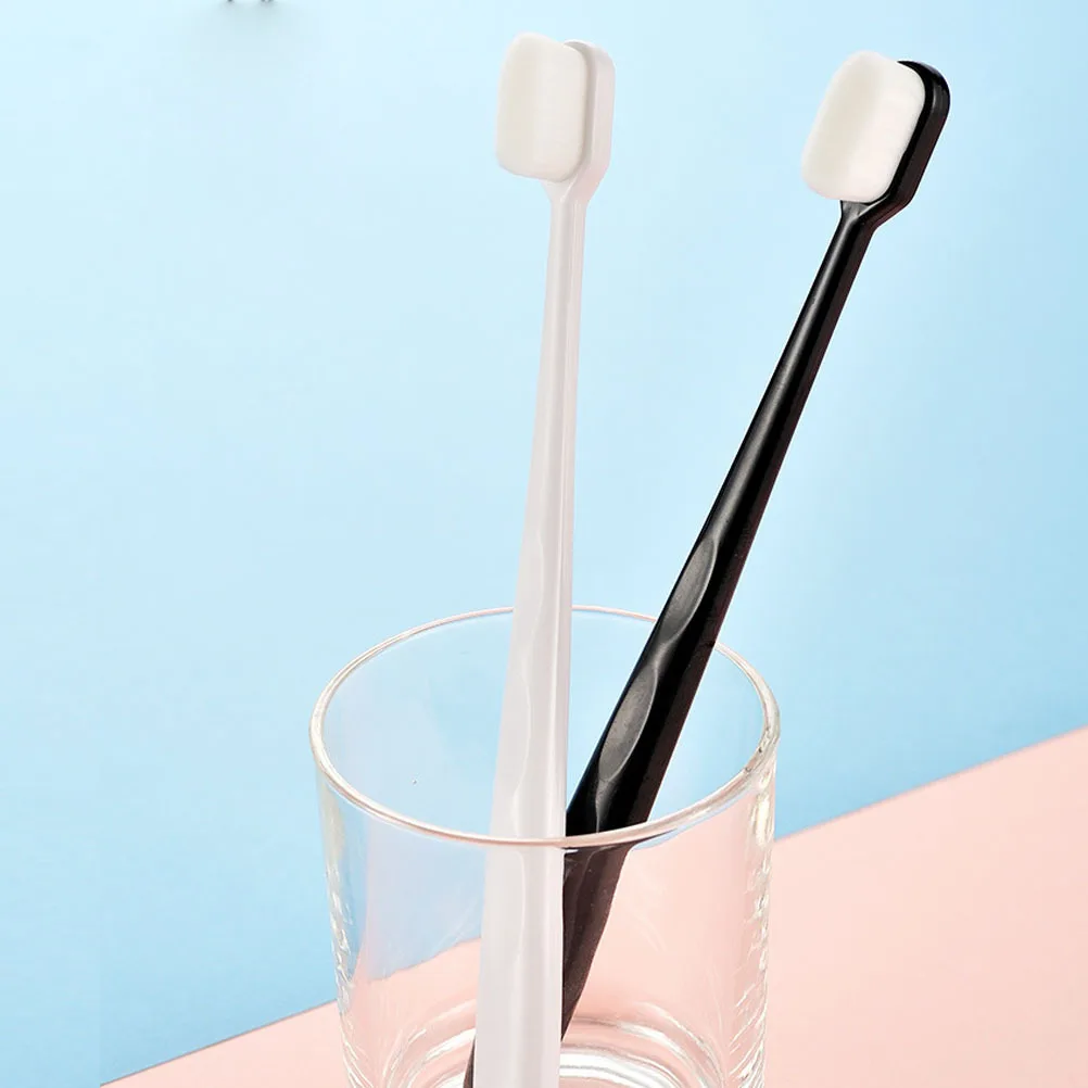 

4Pcs Premium Material Toothbrushes Soft Bristles Comfortable Grip Suitable Home Travel Use Teeth Cleaning Brush