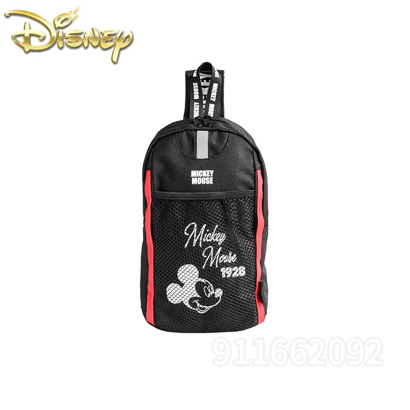 Disney Mickey New Women's Chest Bag Luxury Brand Fashion Children's Chest Bag Cartoon Cute Travel Messenger Bag High Quality