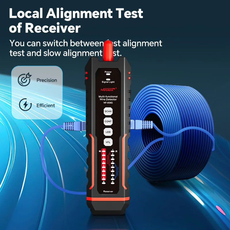 NOYAFA new updated multifunctional NF-859GK network cable tester with IP scan function Ping testing POE testing Tester