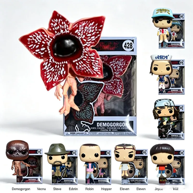 Funko Action Figure Demogorgon Vecna Eleven Vinyl Figurine Collectible Model Toy Desk Ornament Gift For Movie Fans