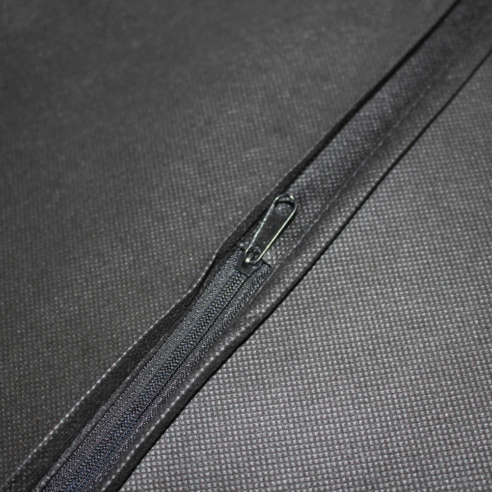 

2pcs Clothes Covers Dust Proof Anti-Static Water Resistant Clothing Protectors For Suits Shirts Coats Home Storage Travel Black