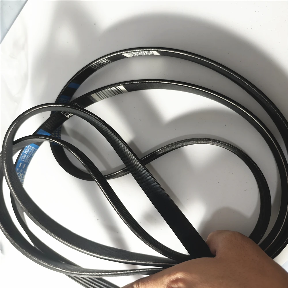 

14PL2580 Polyurethane Rubber Traction Belt for Transmission PH PJ PK PL PM Multi-Groove Wedge Belt for Grinder Treadmill