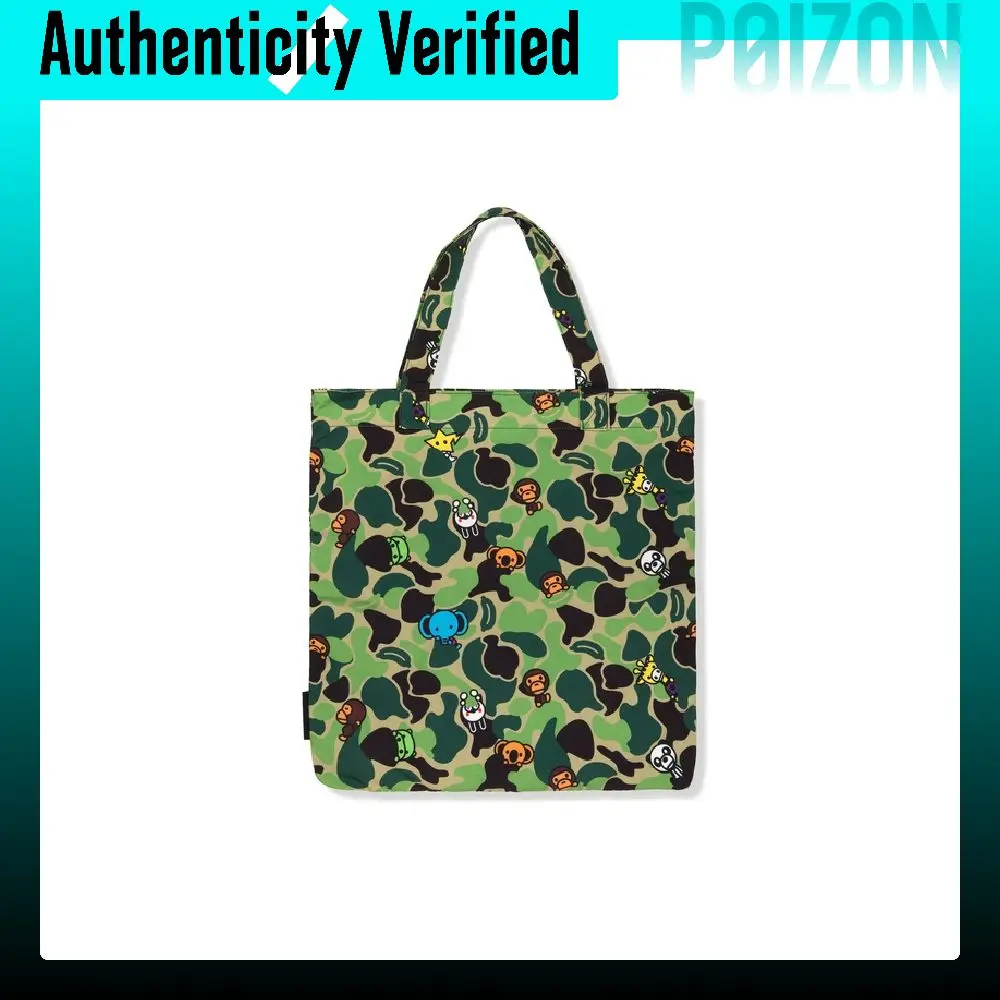 BABY MILO STORE BY A BATHING APE Fabric Handbag Unisex Green GRB 0MXBGW4388XXO