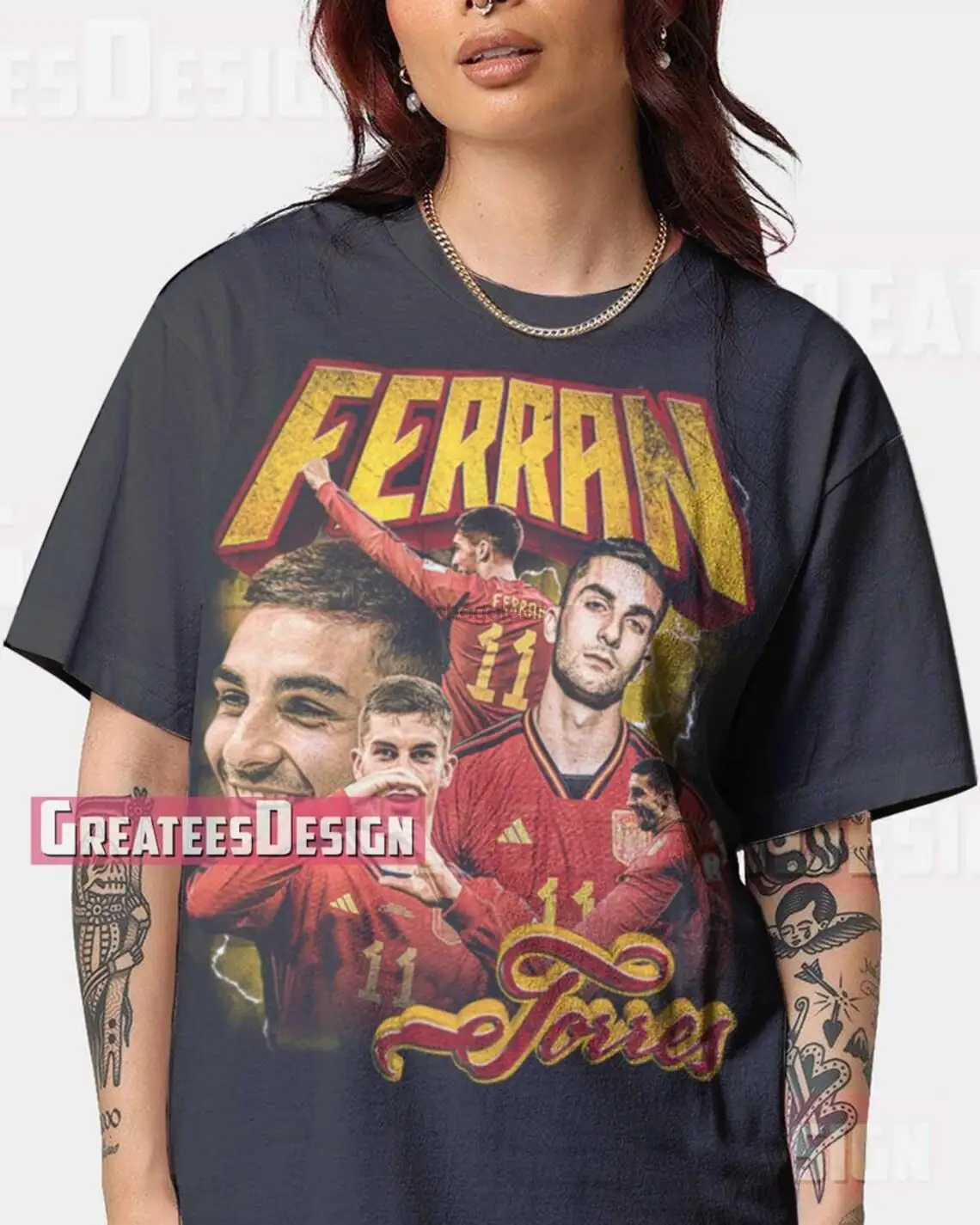 Limited Ferran Torres T-shirt Vintage Sweatshirt Oversize Shirt GEE151