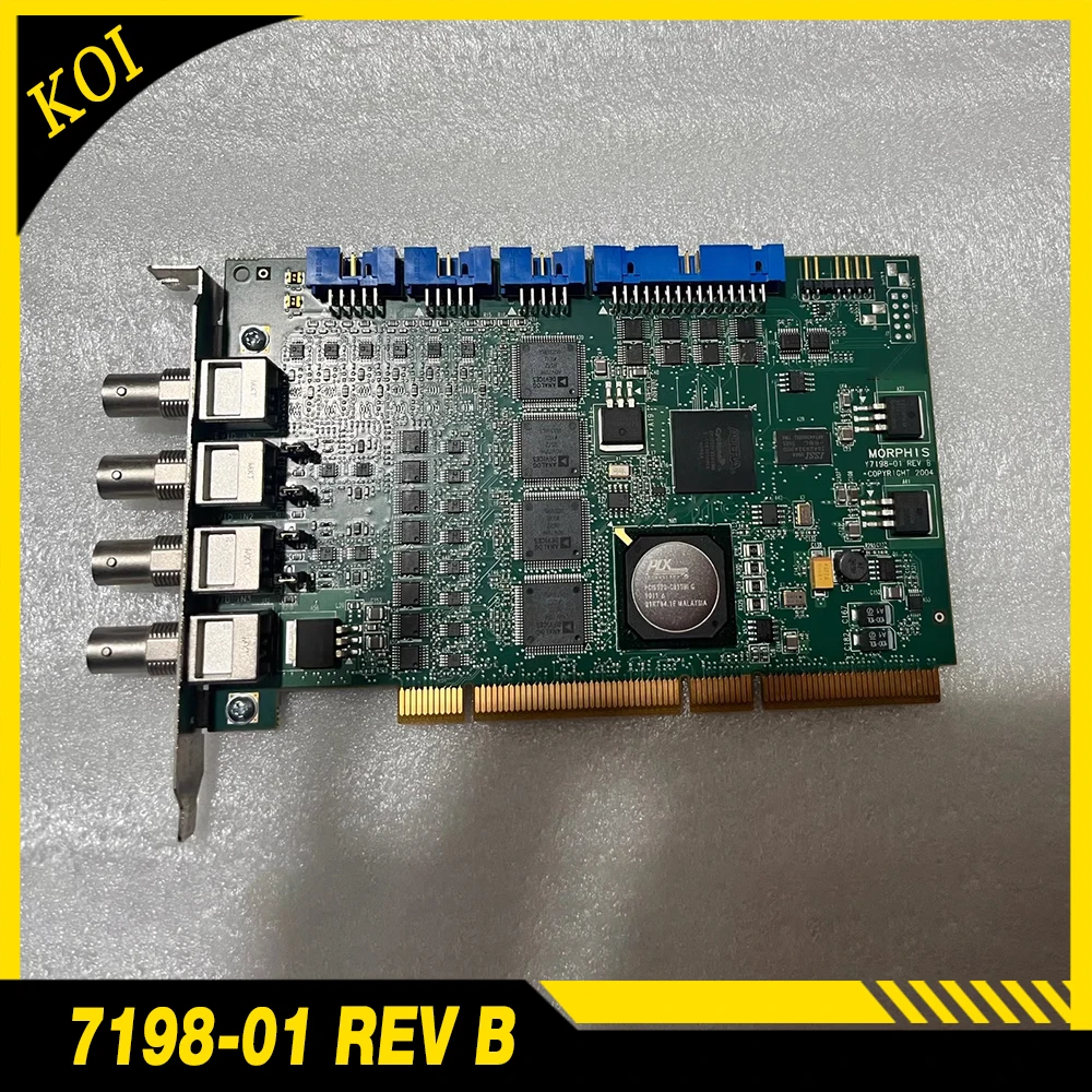

Original For MATROX Morphis 7198-01 REV B MOR/4VD Image Acquisition Card