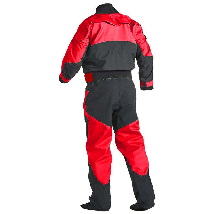 Men\'s Kayak Drysuit, 3-Layer Waterproof Fabric, Latex Gasket, Neoprene Thrust, Ocean River M42