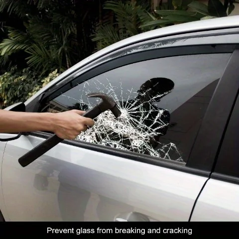 5%-50% VLT Black Privacy Window Film UV Protection Heat Control Static Cling Removable for Car Home Building Glass