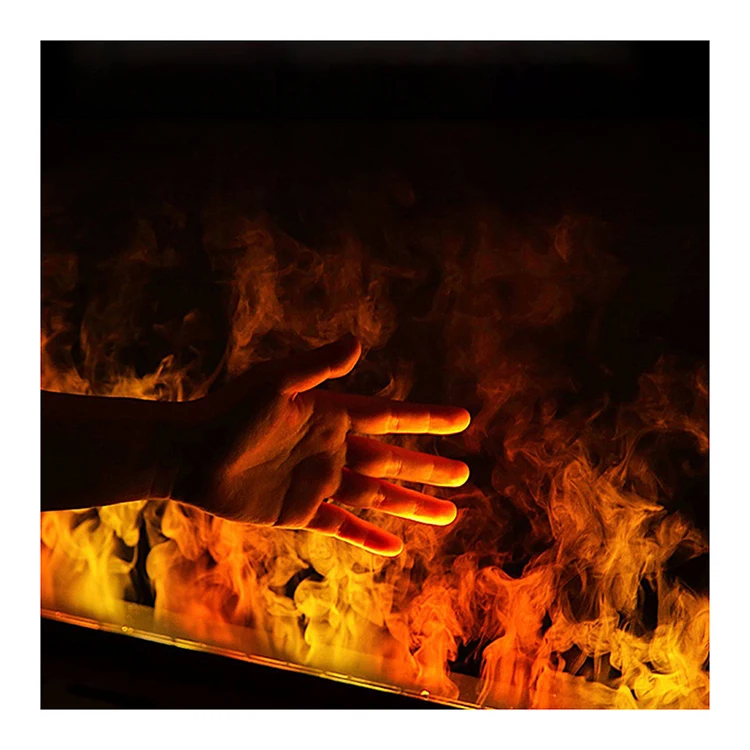 

150cm or 60inch Water Vapour Mist Water Vapor 3D Led Fire Flame Effect Steam Decorative Flame Electric Fireplace for Living Room