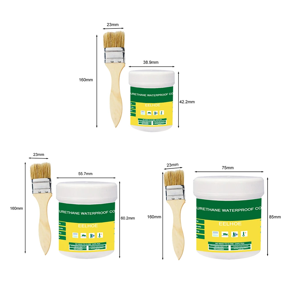 Transparent Waterproof Coating Sealant Agent Wall Leak Repair Material Invisible Glue For Roof Leakage Crack Seepage 30/300g image 6