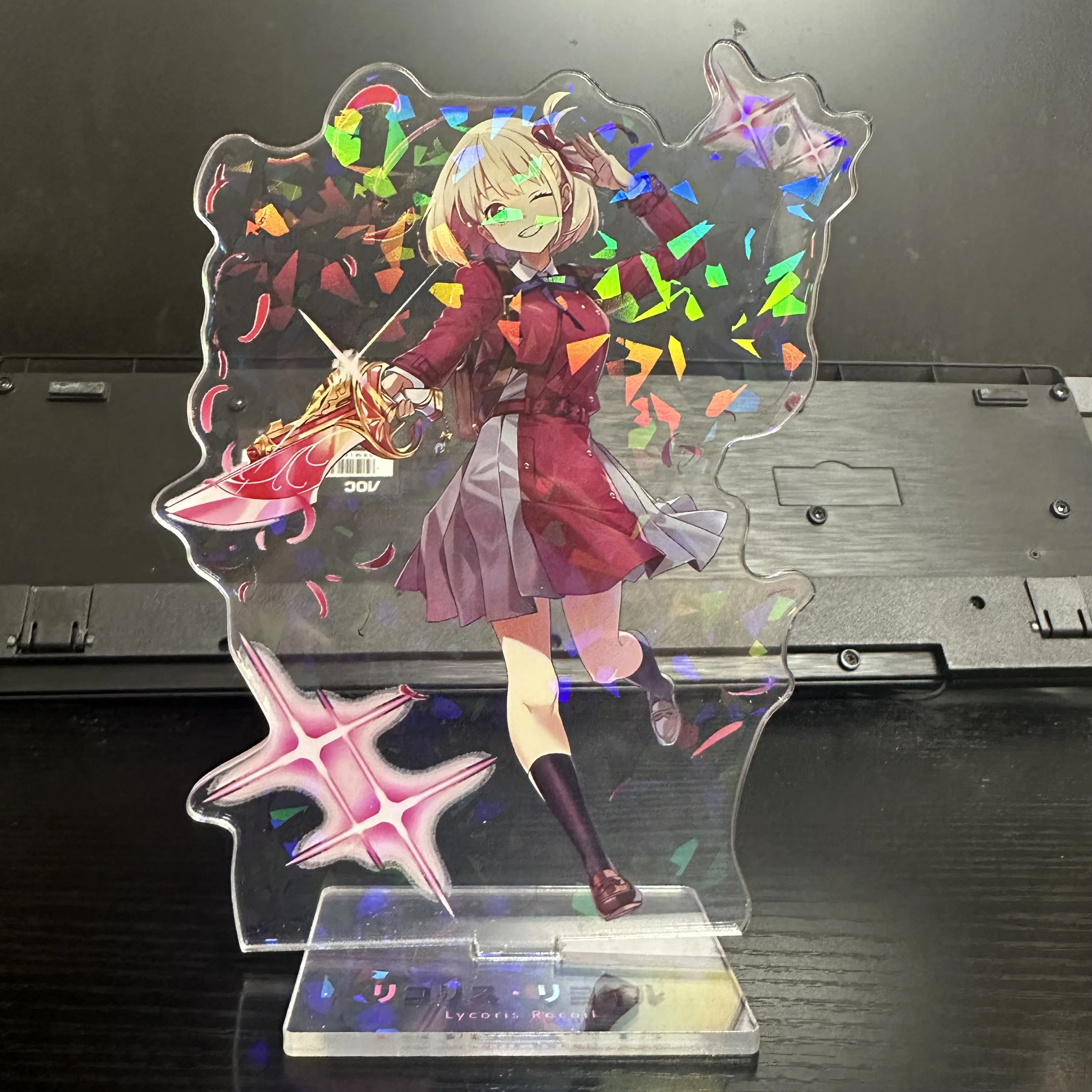 Anime Lycoris Recoil Figures Nishikigi Chisato Acrylic Stands Takina Inoue Character Model Plate Desk Decor Standing Sign Toys